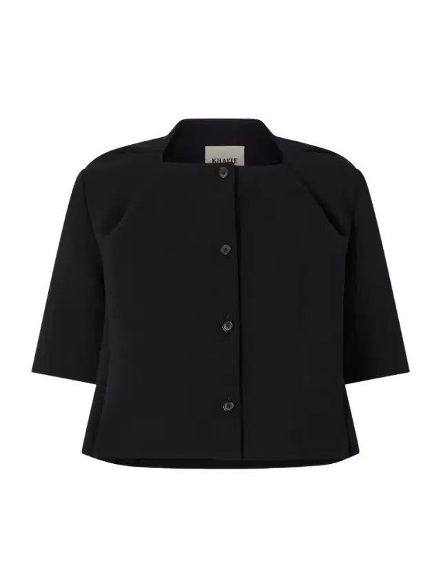 Franc Cropped Crepe Jacket