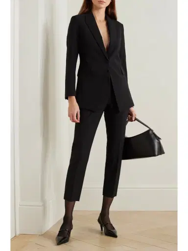 Theory Treeca 2 Cropped Wool-blend Slim-leg Pants | Thumbnail 2 Theory Treeca 2 Cropped Wool-blend Slim-leg Pants | Thumbnail 2