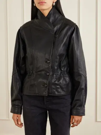 Isabel Marant Tressy Leather Biker Jacket | Thumbnail 3 Isabel Marant Tressy Leather Biker Jacket | Thumbnail 3