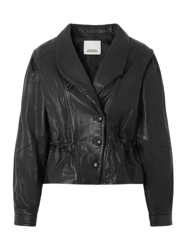Isabel Marant Tressy Leather Biker Jacket | Thumbnail 1 Isabel Marant Tressy Leather Biker Jacket | Thumbnail 1