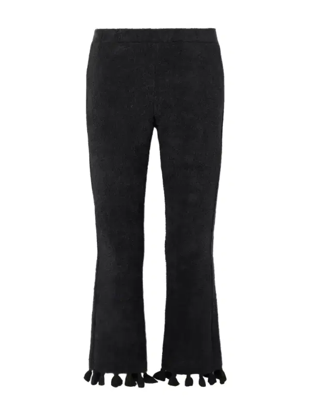 Cap d’Antibes Cropped Tasseled Cotton-terry Flared Pants