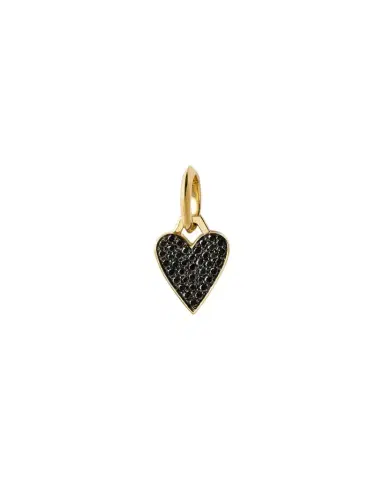 Jennifer Fisher Small Heart with Pavé Black Diamonds | Thumbnail 1 Jennifer Fisher Small Heart with Pavé Black Diamonds | Thumbnail 1