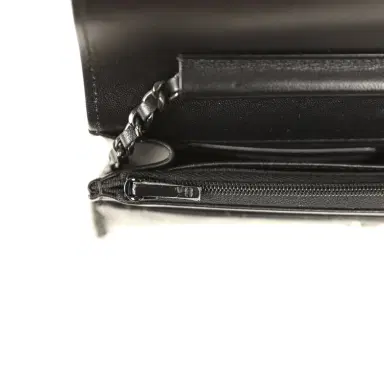 Chanel Chanel Classic Wallet On Chain WOC SO Black Lambskin Black Hardware | Thumbnail 10 Chanel Chanel Classic Wallet On Chain WOC SO Black Lambskin Black Hardware | Thumbnail 10