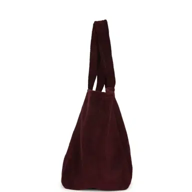 Chanel Chanel Coco Beach CC Beach Tote Bag & Towel Set Burgundy Terry Silver Hardware | Thumbnail 3