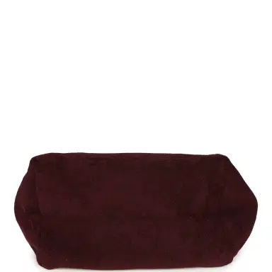 Chanel Chanel Coco Beach CC Beach Tote Bag & Towel Set Burgundy Terry Silver Hardware | Thumbnail 6