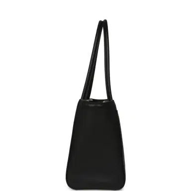 Chanel Chanel Small Cerf Shopping Bag Black Calfskin Gold Hardware | Thumbnail 4 Chanel Chanel Small Cerf Shopping Bag Black Calfskin Gold Hardware | Thumbnail 4