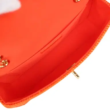 Chanel Chanel Small Coco Beach Small Flap Bag Orange Braided Raffia Gold Hardware | Thumbnail 8 Chanel Chanel Small Coco Beach Small Flap Bag Orange Braided Raffia Gold Hardware | Thumbnail 8