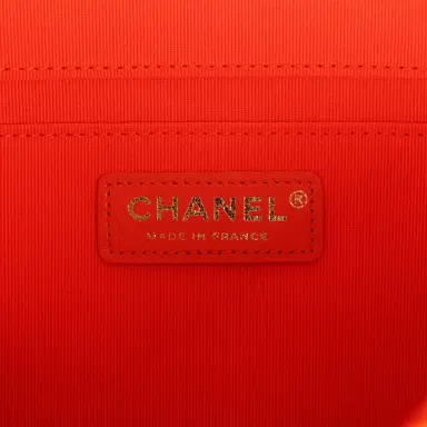 Chanel Chanel Small Coco Beach Small Flap Bag Orange Braided Raffia Gold Hardware | Thumbnail 9 Chanel Chanel Small Coco Beach Small Flap Bag Orange Braided Raffia Gold Hardware | Thumbnail 9