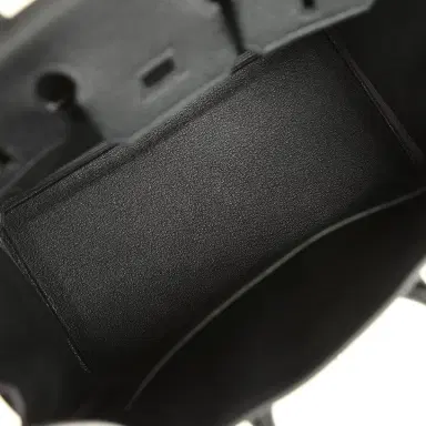 HERMÈS Hermes Birkin 25 Black Togo Palladium Hardware | Thumbnail 8