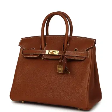 HERMÈS Hermes Birkin 25 Fauve Barenia Faubourg Gold Hardware | Thumbnail 5 HERMÈS Hermes Birkin 25 Fauve Barenia Faubourg Gold Hardware | Thumbnail 5
