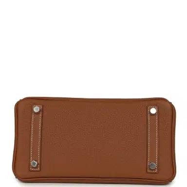 HERMÈS Hermes Birkin 25 Gold Togo Palladium Hardware | Thumbnail 6 HERMÈS Hermes Birkin 25 Gold Togo Palladium Hardware | Thumbnail 6