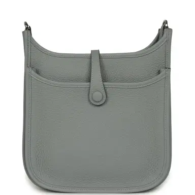HERMÈS Hermes Evelyne 23 Gris Pantin Clemence Palladium Hardware | Thumbnail 4 HERMÈS Hermes Evelyne 23 Gris Pantin Clemence Palladium Hardware | Thumbnail 4