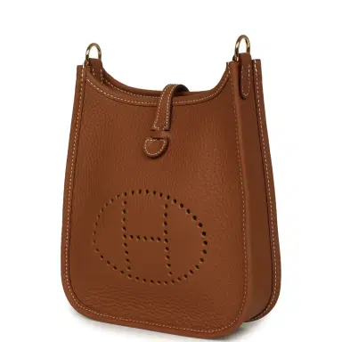 HERMÈS Hermes Evelyne TPM Gold Clemence Gold Hardware | Thumbnail 5 HERMÈS Hermes Evelyne TPM Gold Clemence Gold Hardware | Thumbnail 5