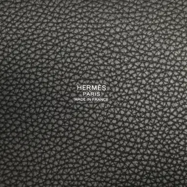 HERMÈS Hermes Picotin Lock 18 Black Clemence Palladium Hardware | Thumbnail 8 HERMÈS Hermes Picotin Lock 18 Black Clemence Palladium Hardware | Thumbnail 8