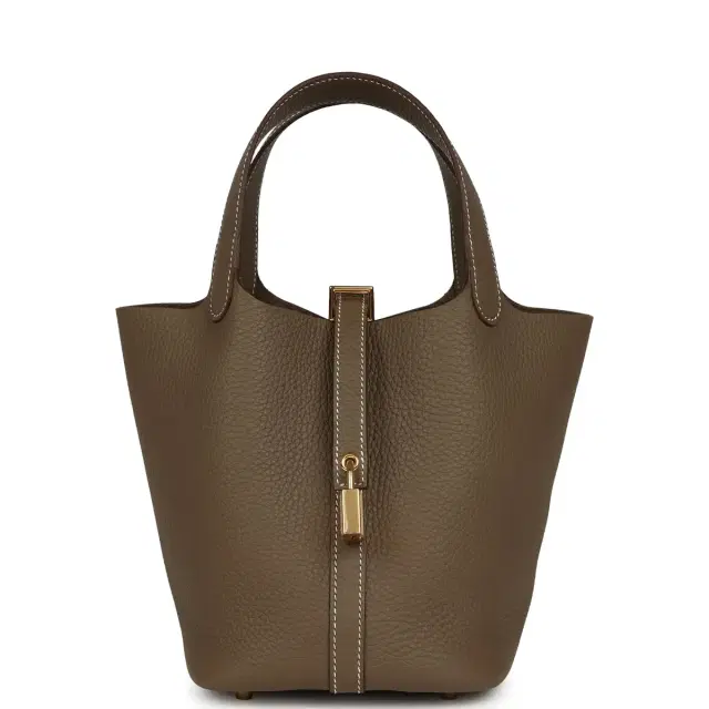 Hermes Picotin Lock 18 Etoupe Clemence Gold Hardware