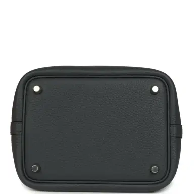 HERMÈS Hermes Picotin Lock 18 Gris Misty Clemence Palladium Hardware | Thumbnail 6 HERMÈS Hermes Picotin Lock 18 Gris Misty Clemence Palladium Hardware | Thumbnail 6