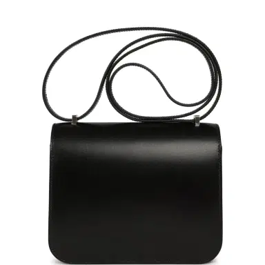 HERMÈS Pre-owned Hermes Constance 18 Clouté Black Box Palladium Hardware | Thumbnail 4