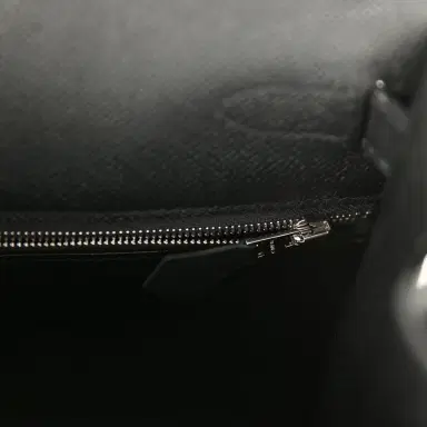 HERMÈS Pre-owned Hermes Kelly Sellier 28 Black Epsom Palladium Hardware | Thumbnail 9 HERMÈS Pre-owned Hermes Kelly Sellier 28 Black Epsom Palladium Hardware | Thumbnail 9