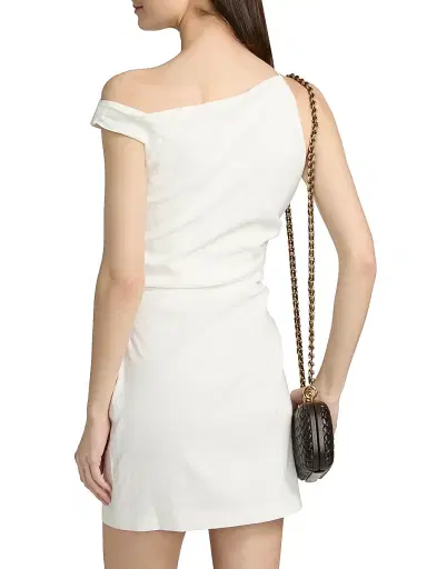 A.L.C. Women's Leia Linen-Blend Minidress - White | Thumbnail 5