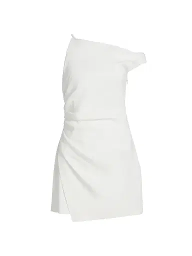 A.L.C. Women's Leia Linen-Blend Minidress - White | Thumbnail 1