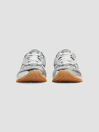 Bottega Veneta Men's Orbit Low-Top Sneakers - Silver White - Size 6 | Thumbnail 2