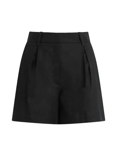 Favorite Daughter Women's The Favorite Linen Shorts - Black - Size 12 | Thumbnail 1 Favorite Daughter Women's The Favorite Linen Shorts - Black - Size 12 | Thumbnail 1