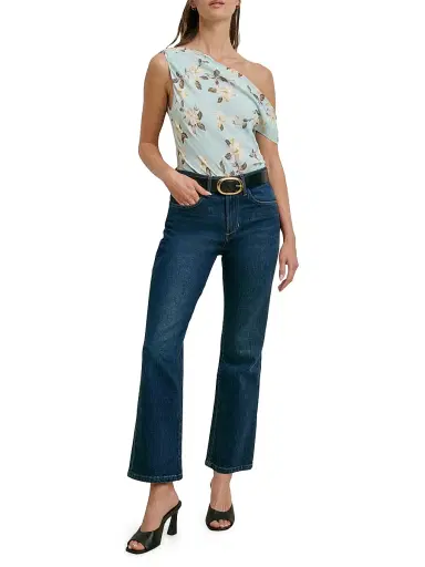 Favorite Daughter Women's The Dot Mid-Rise Straight-Leg Jeans - Adelaide - Size 32 | Thumbnail 2