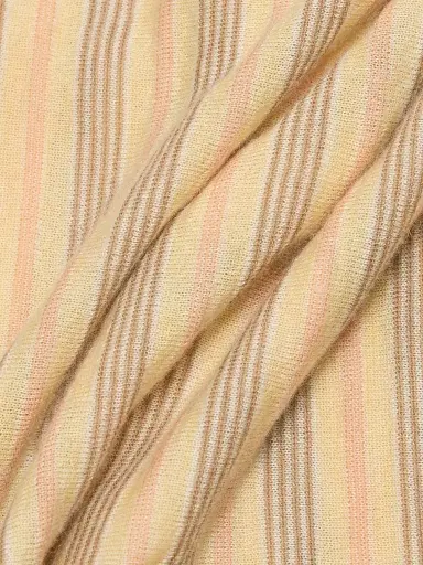 Guest in Residence Women's Showtime Fine Stripe Cashmere Shirt - Butter Combo | Thumbnail 7