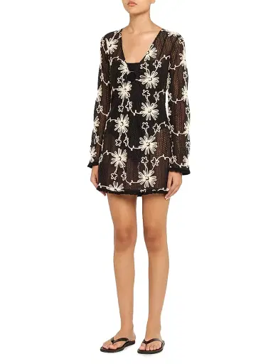 Ramy Brook Women's Cassie Floral Cover-Up Minidress | Thumbnail 3