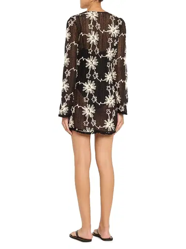 Ramy Brook Women's Cassie Floral Cover-Up Minidress | Thumbnail 4