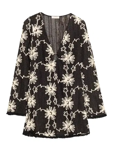 Ramy Brook Women's Cassie Floral Cover-Up Minidress | Thumbnail 1