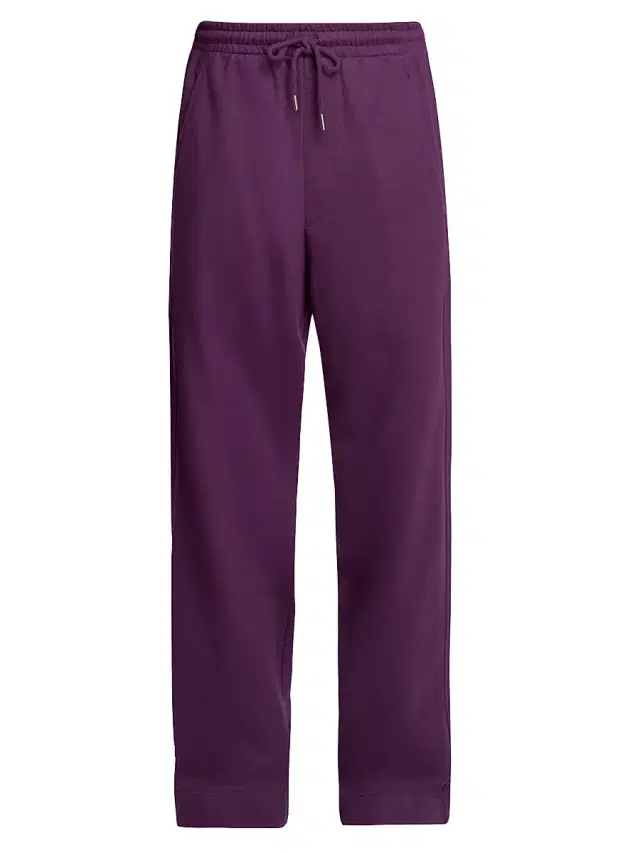 Dries Van Noten Men's Humer Straight-Leg Sweatpants - Burgundy