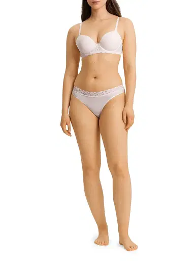 Hanro Women's Moments Hi-Cut Brief - Skin - Size Large | Thumbnail 2 Hanro Women's Moments Hi-Cut Brief - Skin - Size Large | Thumbnail 2