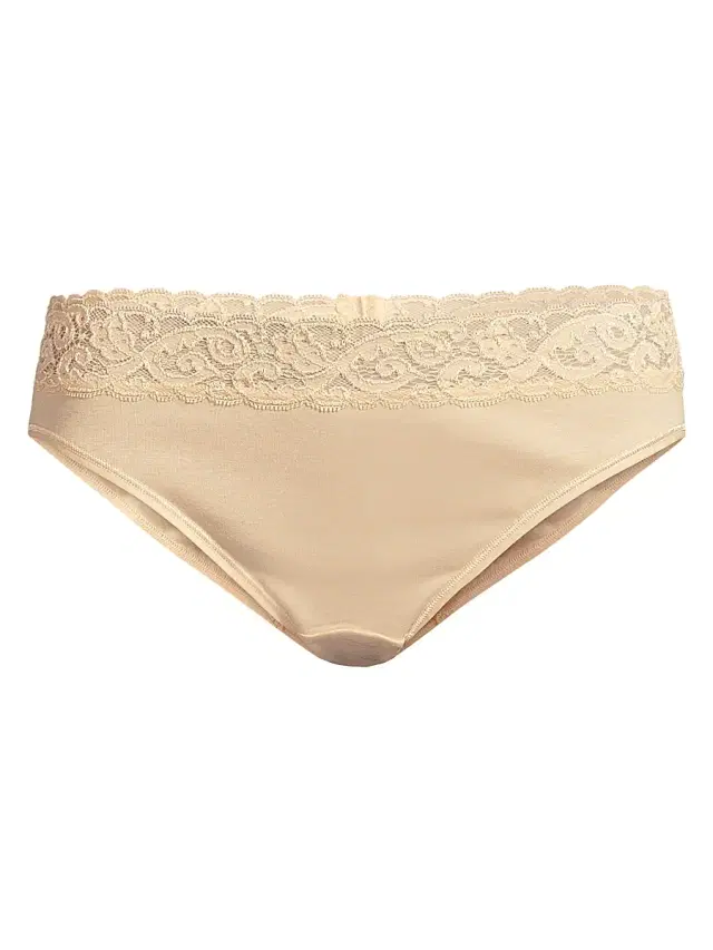 Hanro Women's Moments Hi-Cut Brief - Skin
