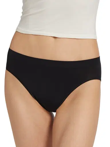 Hanro Women's Touch Feeling High-Cut Brief - Black | Thumbnail 3 Hanro Women's Touch Feeling High-Cut Brief - Black | Thumbnail 3