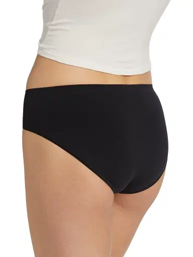 Hanro Women's Touch Feeling High-Cut Brief - Black | Thumbnail 4 Hanro Women's Touch Feeling High-Cut Brief - Black | Thumbnail 4