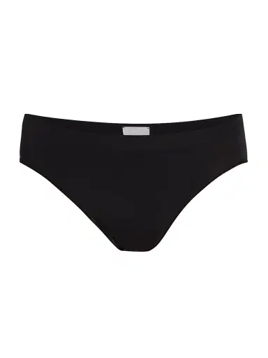 Hanro Women's Touch Feeling High-Cut Brief - Black | Thumbnail 1 Hanro Women's Touch Feeling High-Cut Brief - Black | Thumbnail 1