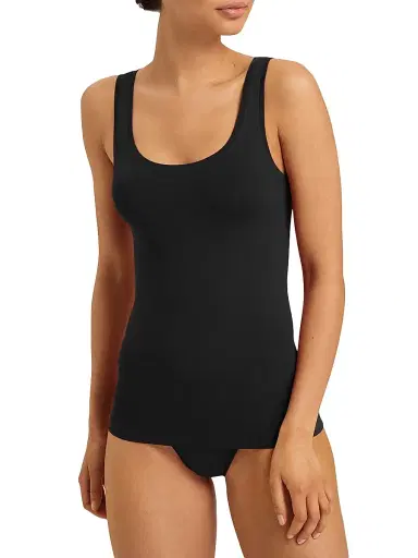 Hanro Women's Touch Feeling Tank - Black - Size XL | Thumbnail 3 Hanro Women's Touch Feeling Tank - Black - Size XL | Thumbnail 3