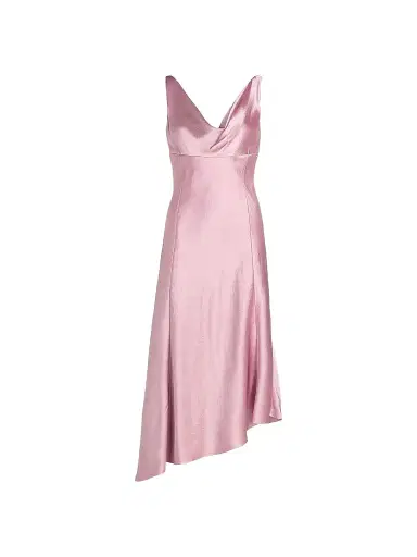 Jason Wu Collection Women's Satin Asymmetric Midi-Dress - Peony - Size 14 | Thumbnail 1