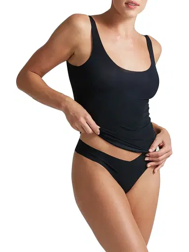 Commando Women's Whisper Tank Top - Black - Size Medium | Thumbnail 3
