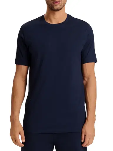 Hanro Night & Day Crewneck Tee - Deep Navy - Size Large | Thumbnail 4