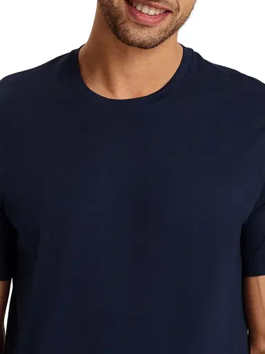 Hanro Night & Day Crewneck Tee - Deep Navy - Size Large | Thumbnail 6