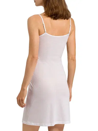 Hanro Women's Ultralight Daywear Mercerized Cotton Bodydress - White - Size Large | Thumbnail 3 Hanro Women's Ultralight Daywear Mercerized Cotton Bodydress - White - Size Large | Thumbnail 3