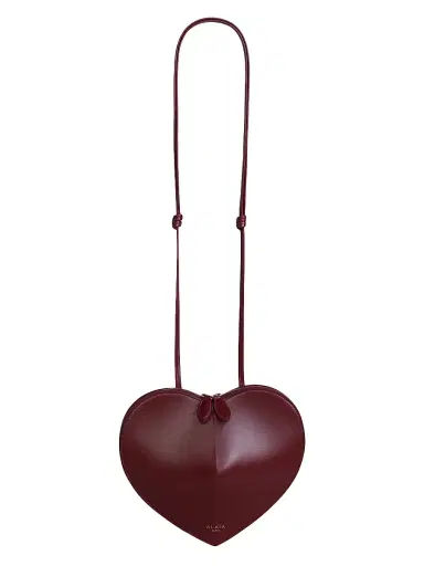 Alaïa Women's Le Coeur Leather Convertible Shoulder Bag - Rouge Grenat | Thumbnail 1 Alaïa Women's Le Coeur Leather Convertible Shoulder Bag - Rouge Grenat | Thumbnail 1