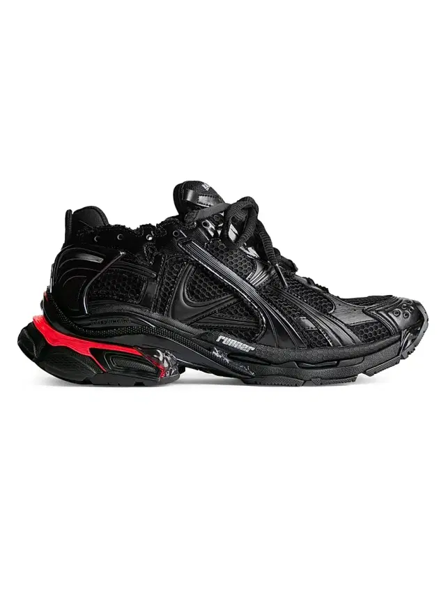 Men's Runner Led Sneakers - Black