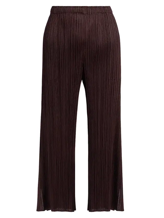 Women's Monthly Colors: July Pleated Pants - Dark Brown Women's Monthly Colors: July Pleated Pants - Dark Brown