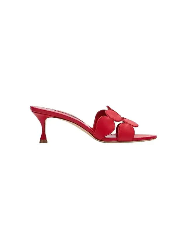Manolo Blahnik Women's Haribalmu Leather Mules - Red