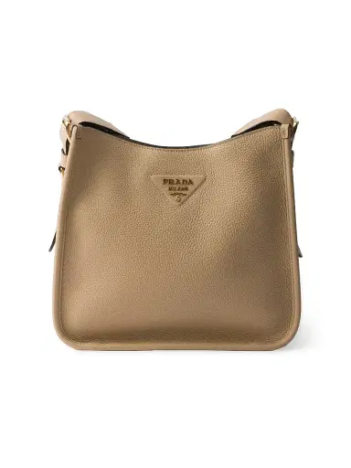 Prada Women's Medium Leather Shoulder Bag - Beige Khaki | Thumbnail 1