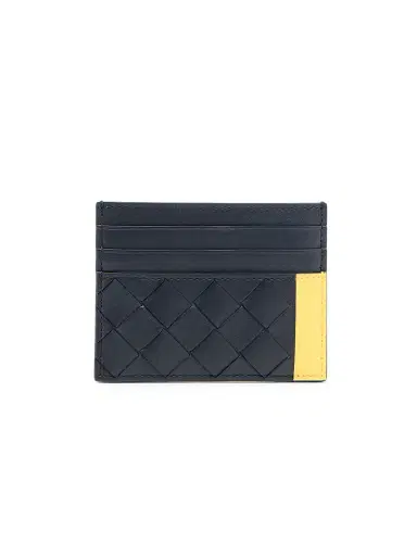 Bottega Veneta Men's Intrecciato Leather & Hardware Card Holder | Thumbnail 1 Bottega Veneta Men's Intrecciato Leather & Hardware Card Holder | Thumbnail 1