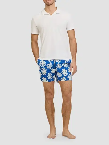 Onia Men's Charles 5'' Swim Trunks - Blue Quartz Multi | Thumbnail 2